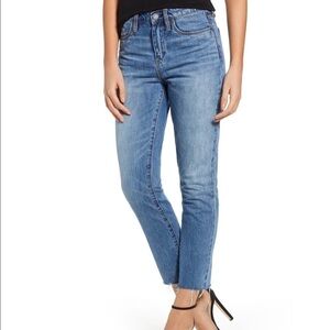NEW BLank Nyc The Madison Crop High-Rise Crop Jeans